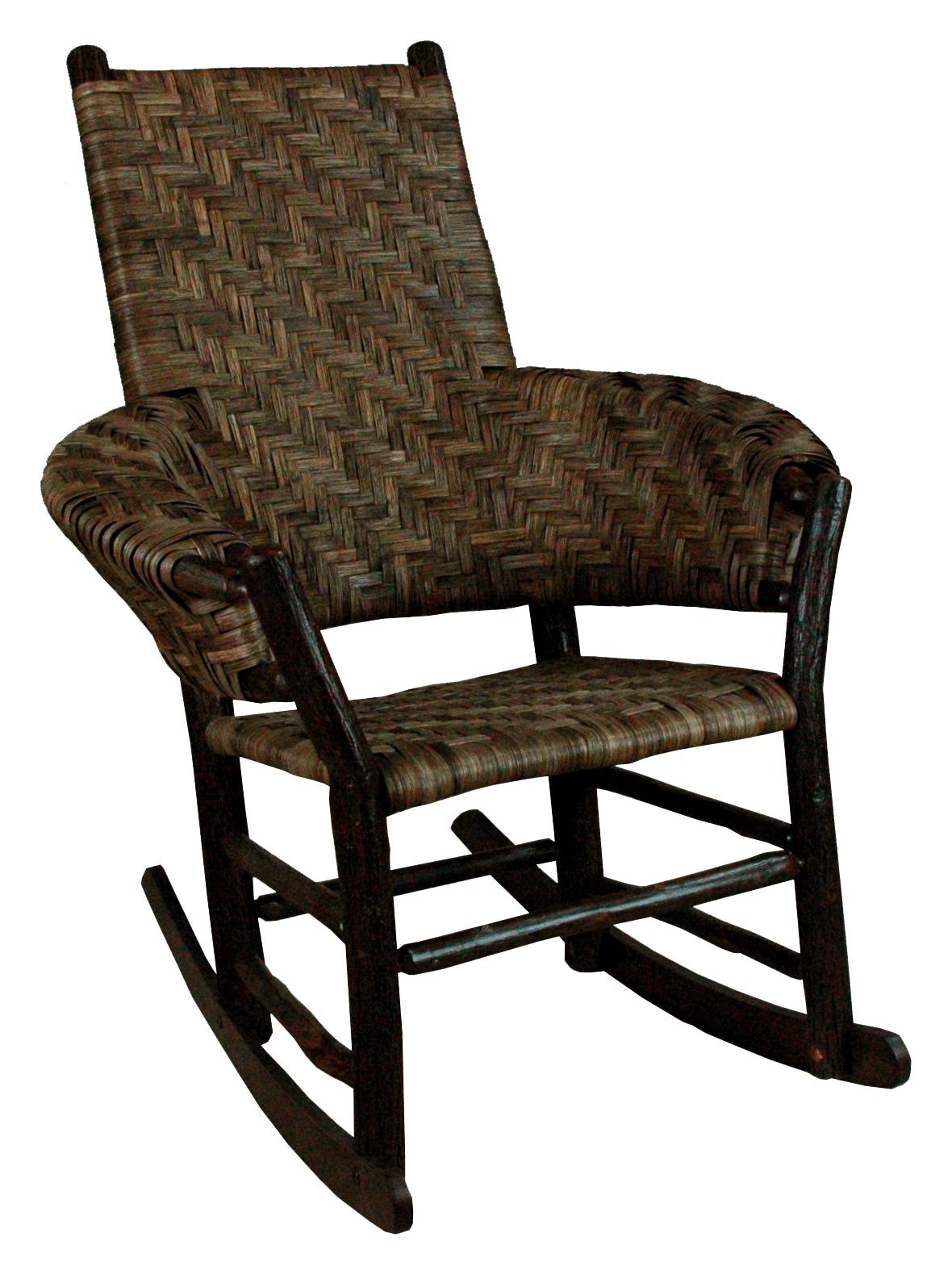 Old Hickory Furniture No. 67 Grove Park Rocker Wicker Rocking Chair